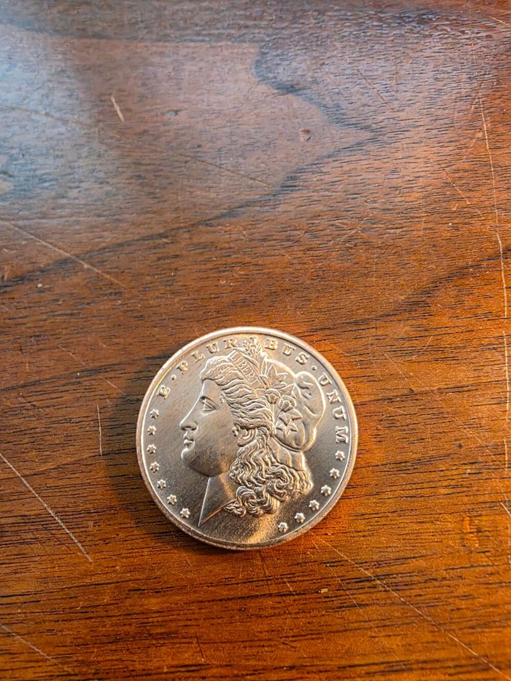 1 OZ .999 COPPER ROUND MORGAN DOLLAR